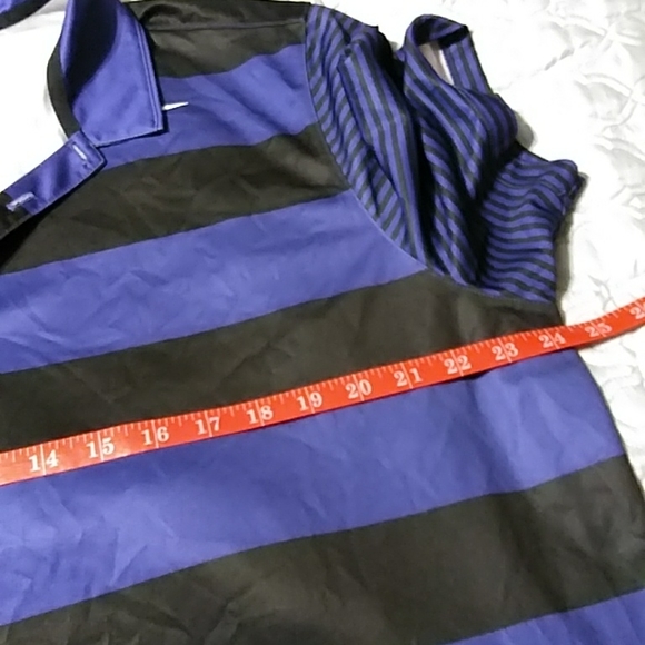 Nike Golf DRI Fit Striped Shirt - Picture 3 of 3